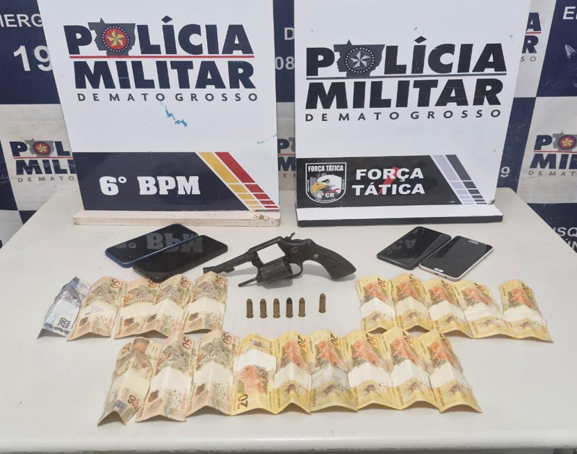 Quatro pessoas s�o presas por porte ilegal de arma de fogo em C�ceres