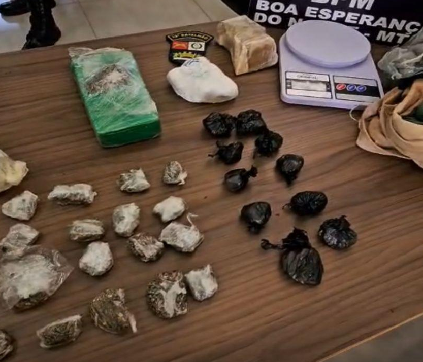 Trio � preso por tr�fico de drogas em Boa Esperan�a do Norte