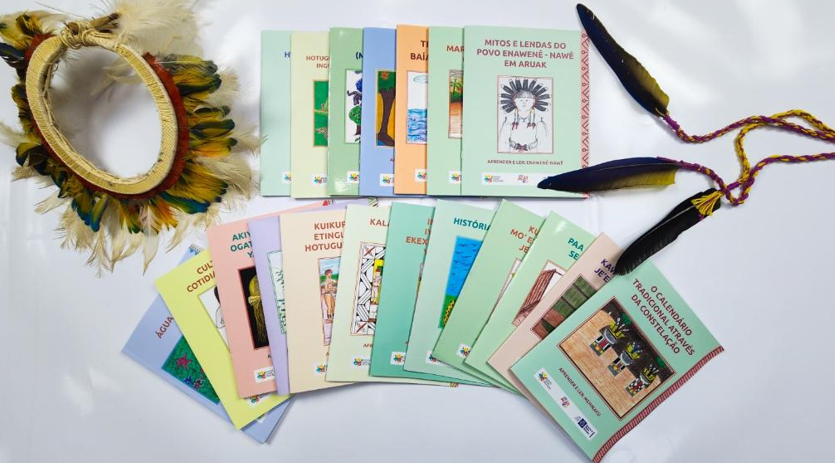 Seduc entrega �s escolas ind�genas livros para alfabetiza��o em l�ngua materna