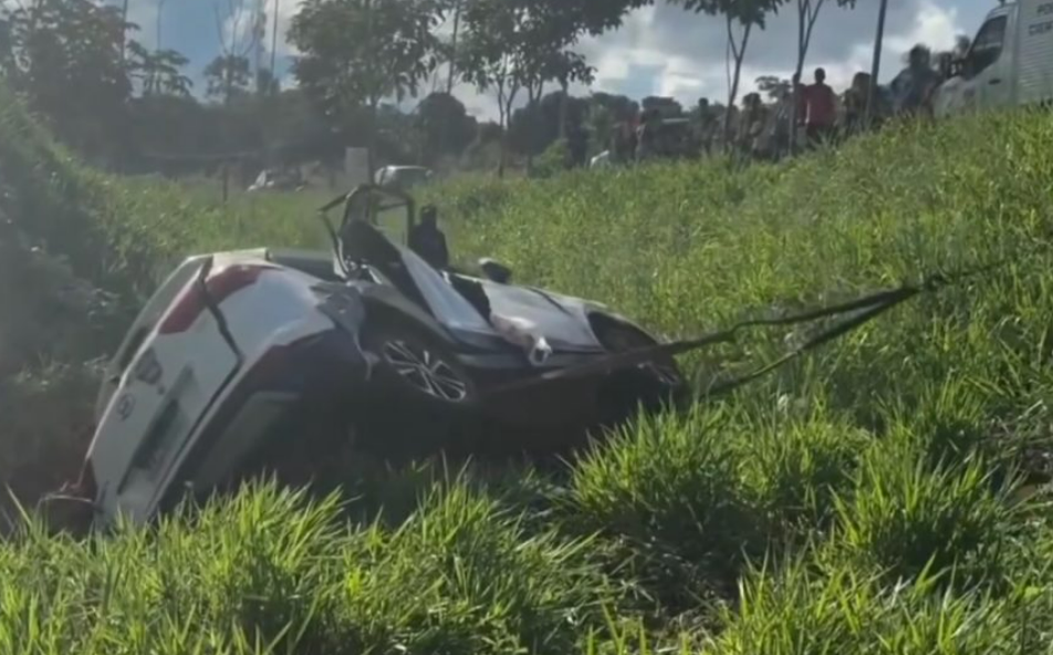 Empres�ria de Rondon�polis morre em capotamento em Goi�s