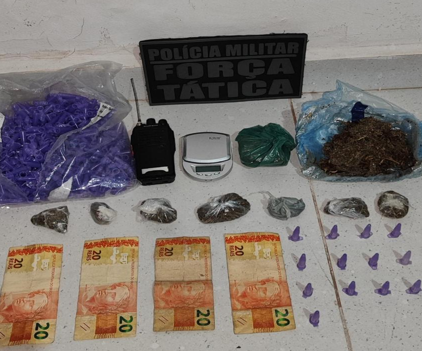 PM prende faccionado com drogas durante patrulhamento em Alto Paraguai