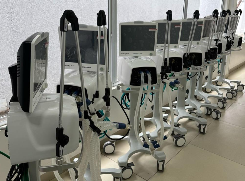 Hospital Regional de Rondonpolis recebe 11 novos ventiladores pulmonares para UTI