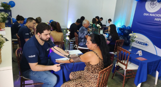 Sociedade Brasileira de Cardiologia atende 170 pessoas em ao no Museu do Rio em Cuiab