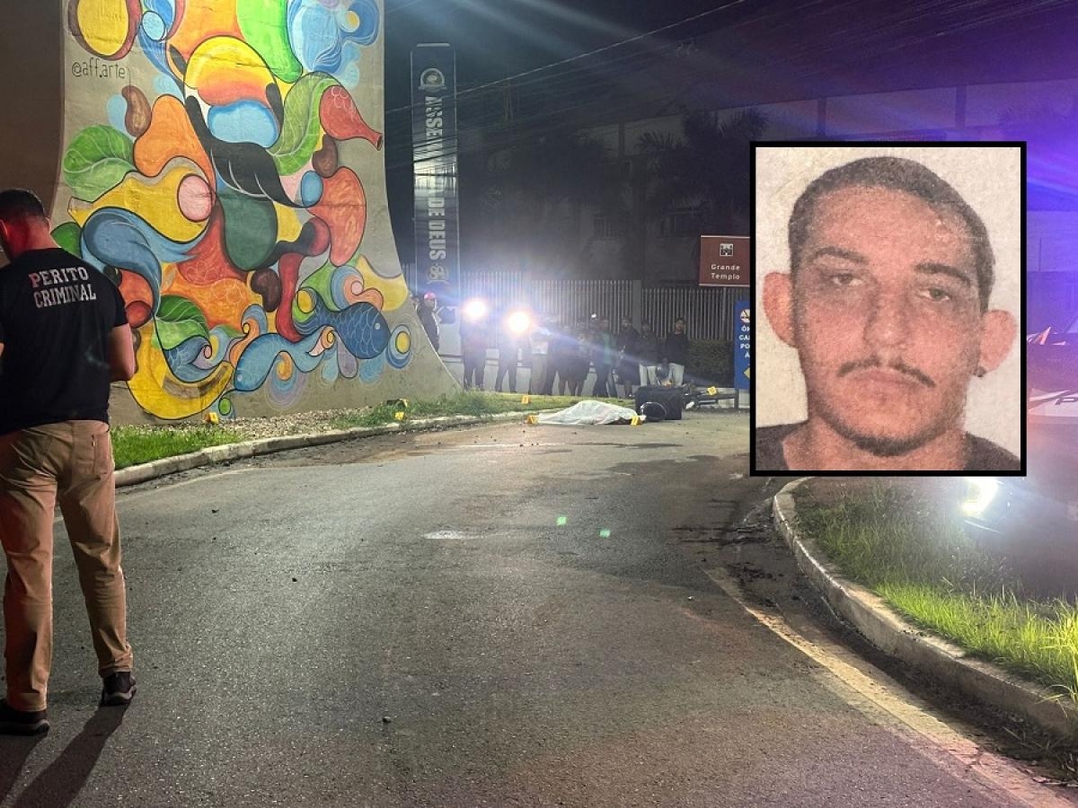 Jovem entregador morre aps colidir moto em pilar de viaduto em Cuiab