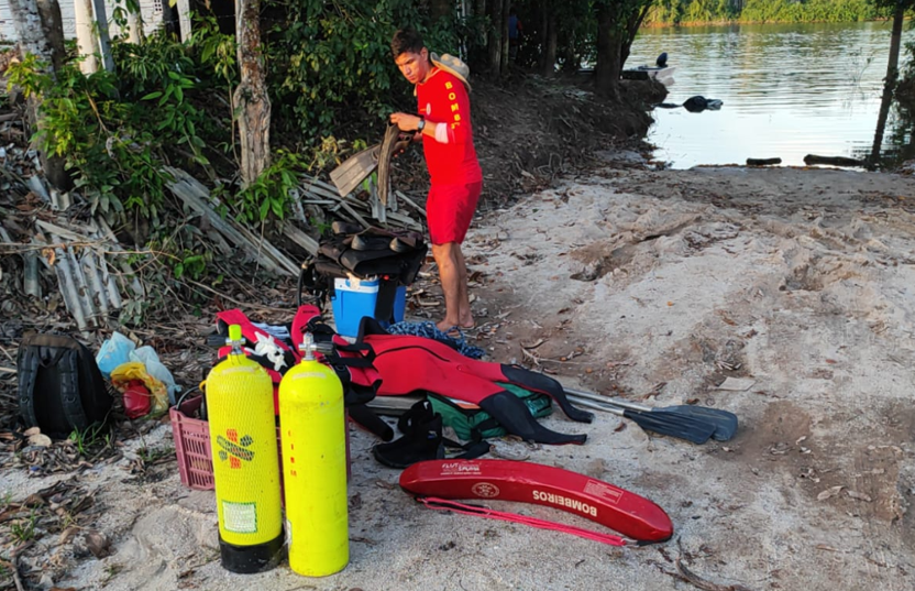 Bombeiros localizam corpo de vtima de afogamento no Rio Teles Pires