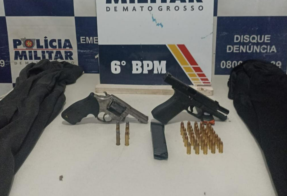 Faccionados s�o presos em flagrante ap�s homic�dio em C�ceres