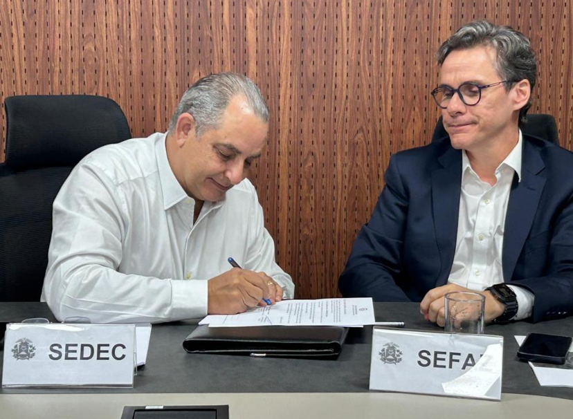 Sedec e Sefaz assinam termo de coopera��o para refor�ar fiscaliza��o de minera��o em MT