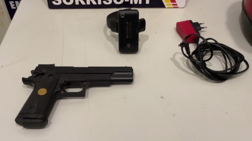 PM prende dois suspeitos de roubo e sequestro de jovem em Sorriso