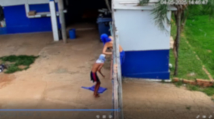 C�meras do Vigia Mais MT evitam furto em escola e ajudam PM a apreender dois adolescentes em V�rzea Grande