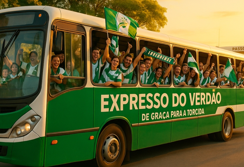 Luverdense oferece �nibus gratuito para torcida com o projeto 'Expresso do Verd�o' 