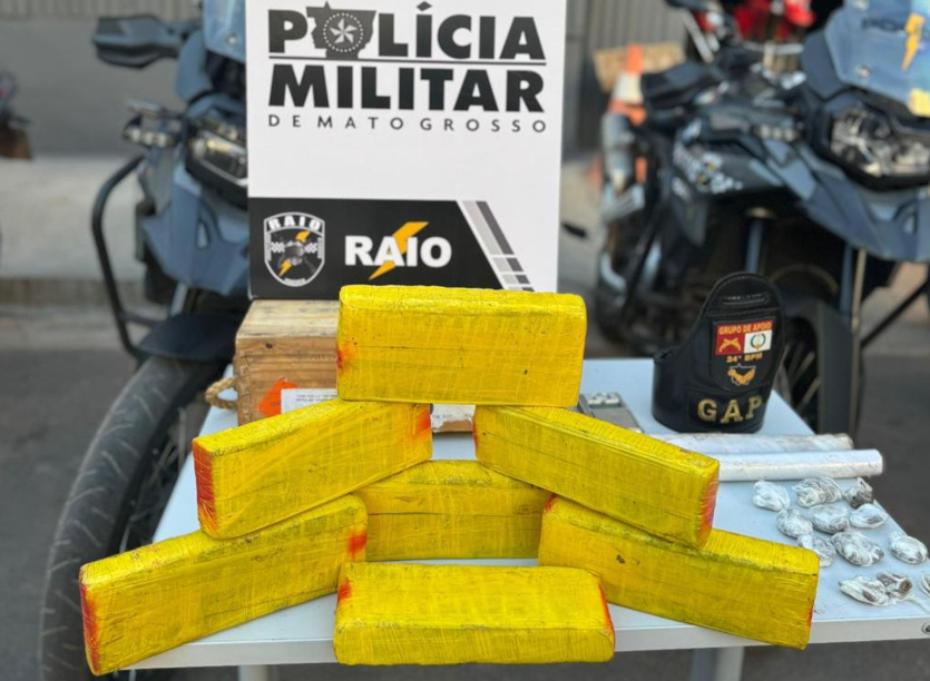 Adolescente � apreendido com tabletes de maconha em Cuiab�