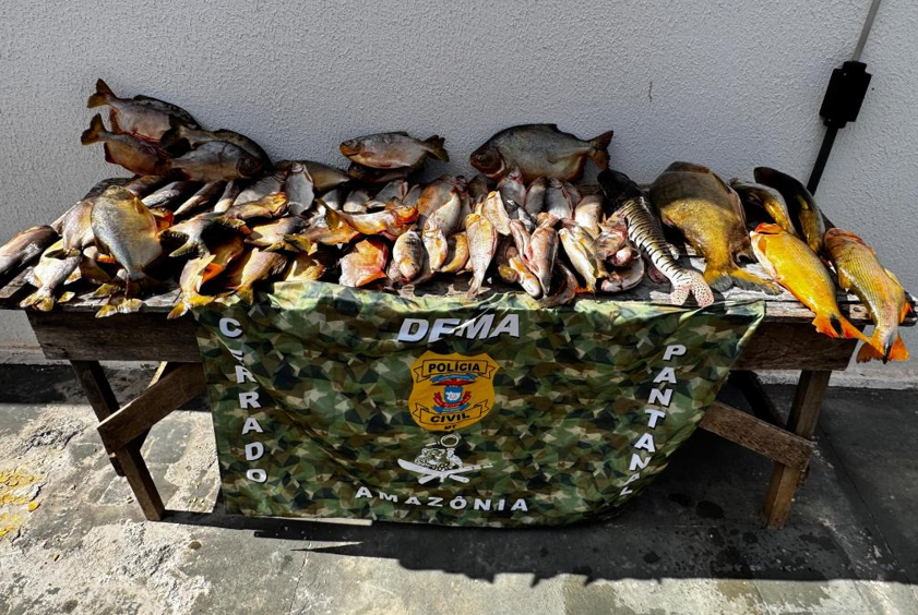 Pol�cia Civil prende pescador profissional que comercializava pescado irregular em V�rzea Grande
