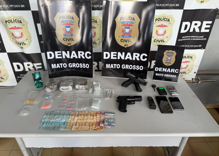 Pol�cia Civil prende integrante de fac��o criminosa por tr�fico de drogas