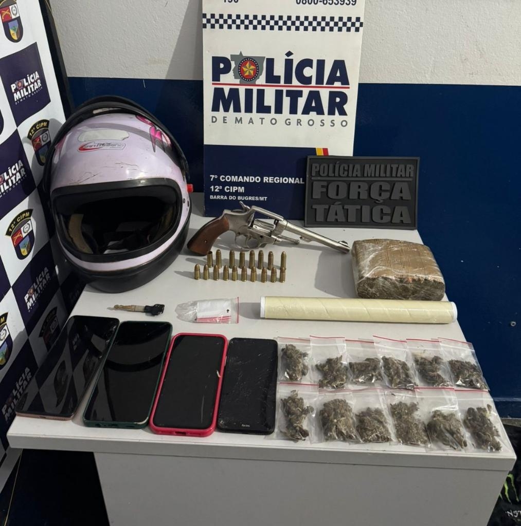 Pol�cia Militar det�m faccionados por homic�dio de rival em Barra do Bugres