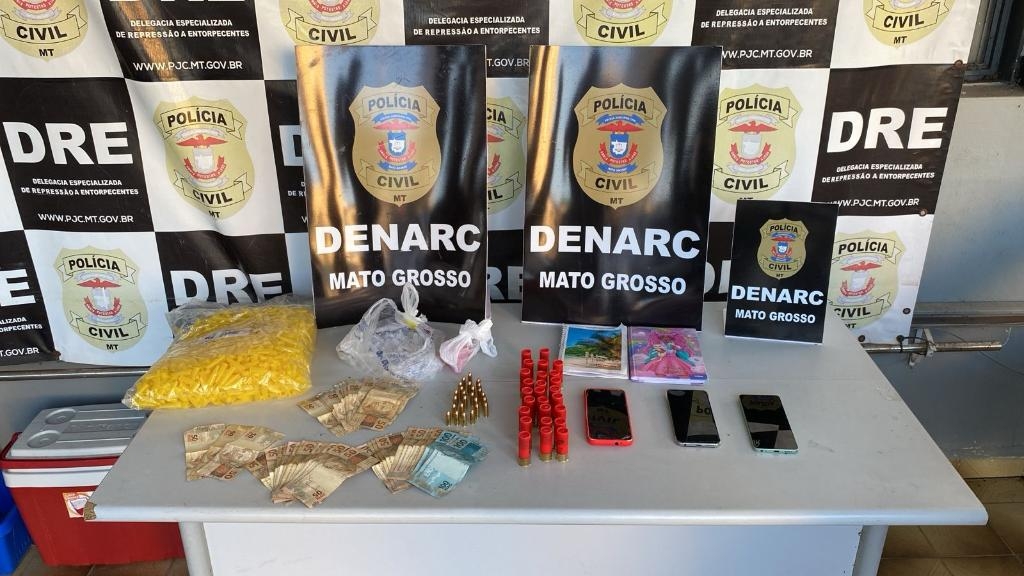 Pol�cia Civil prende casal de integrantes de fac��o envolvidos com tr�fico e homic�dio em C�ceres