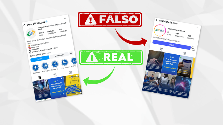 Perfil falso em rede social se passa pelo INSS e pode aplicar golpes em beneficirios