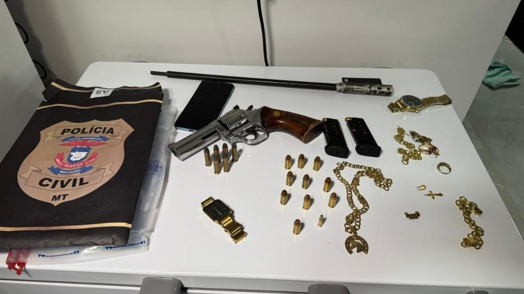 Pol�cia Civil prende faccionados envolvidos com lavagem de dinheiro e entrada de celulares em pres�dio de Sinop