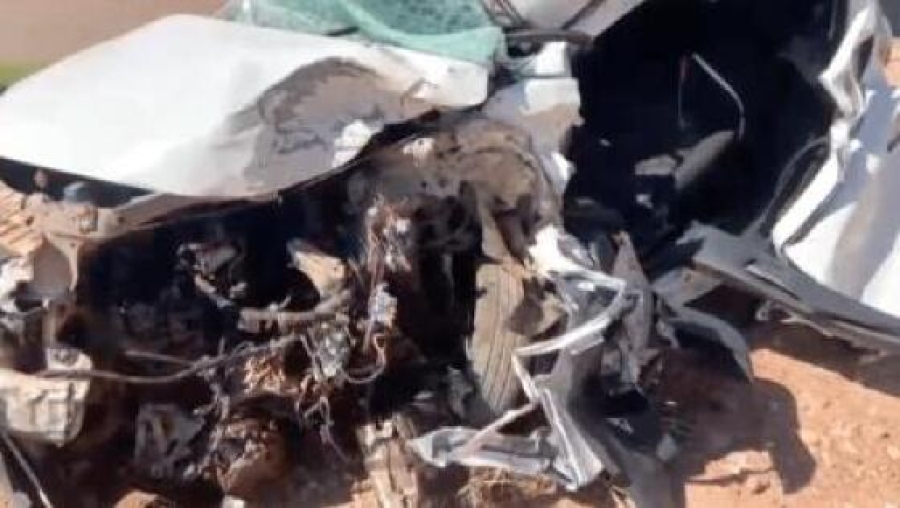 Motorista fica preso nas ferragens em grave acidente na BR-163 em Matup