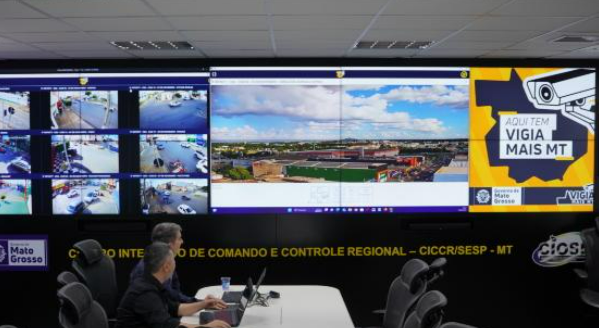 Sesp e associa��o de comerciantes firmam parceria para instalar 53 c�meras na avenida XV de Novembro em Cuiab�