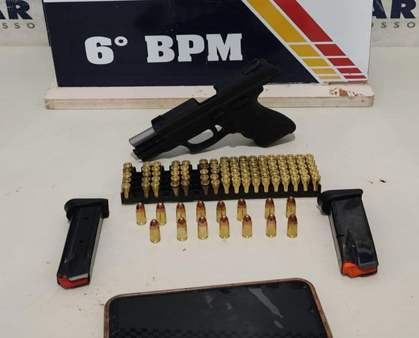 Pol�cia Militar apreende adolescente suspeito de participar de triplo homic�dio em C�ceres