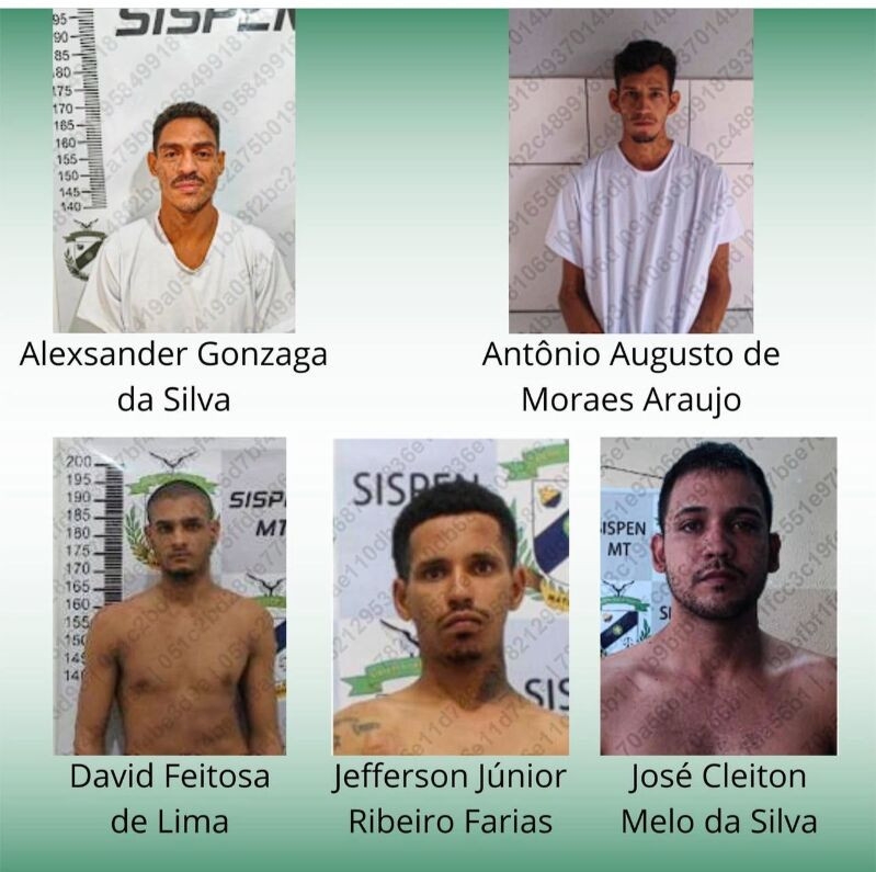 Fuga na Penitenci�ria Major Zuzi: cinco detentos escapam em �gua Boa, Mato Grosso
