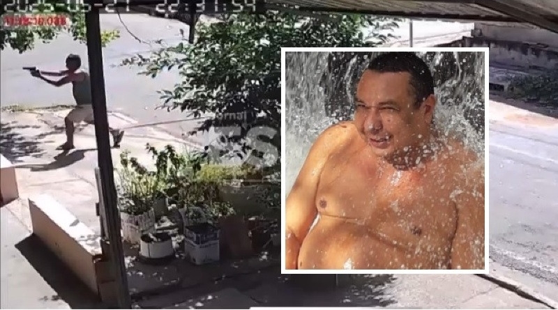 Empres�rio � morto a tiros em bar de V�rzea Grande; PM � baleado durante troca de tiros