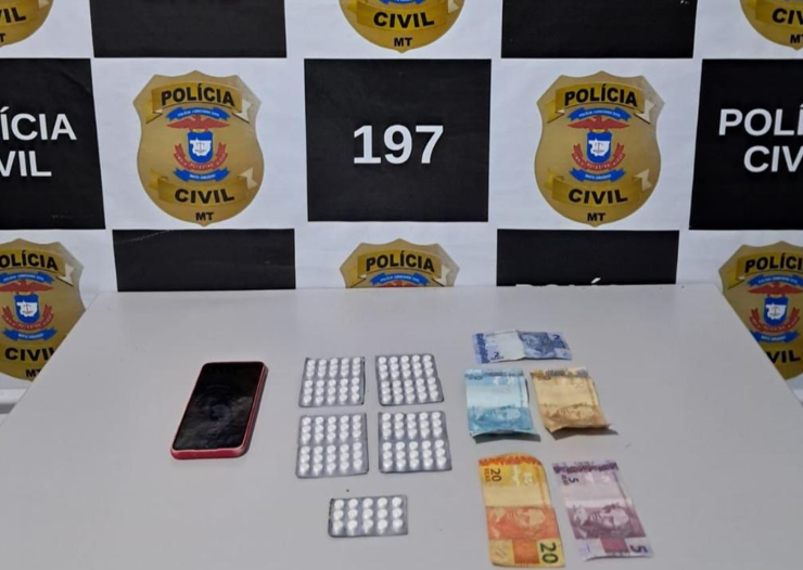 Homem � preso com mais de 130 comprimidos de droga sint�tica em Pedra Preta