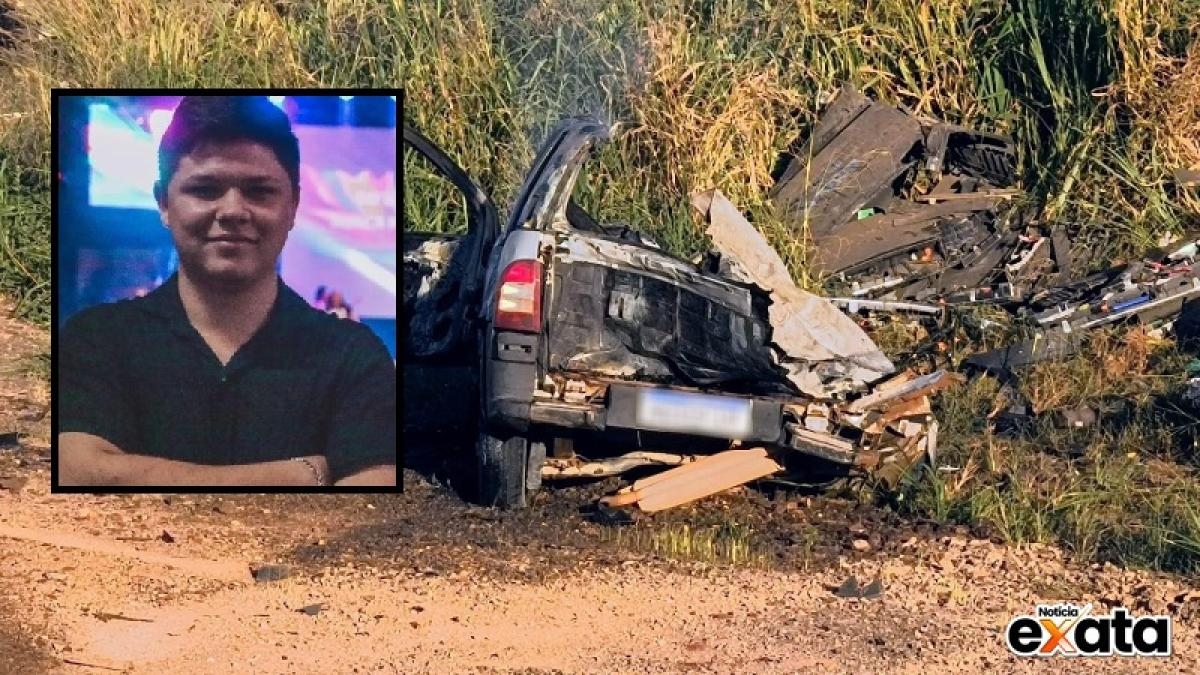 Jovem morre carbonizado em acidente no dia do aniversrio em Alta Floresta