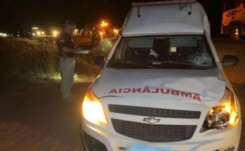 Pedestre morre atropelado por ambul�ncia na BR-163 entre Sinop e Ita�ba