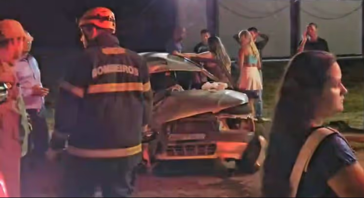 Casal de idosos morre em colis�o frontal na BR-070 em Nossa Senhora do Livramento