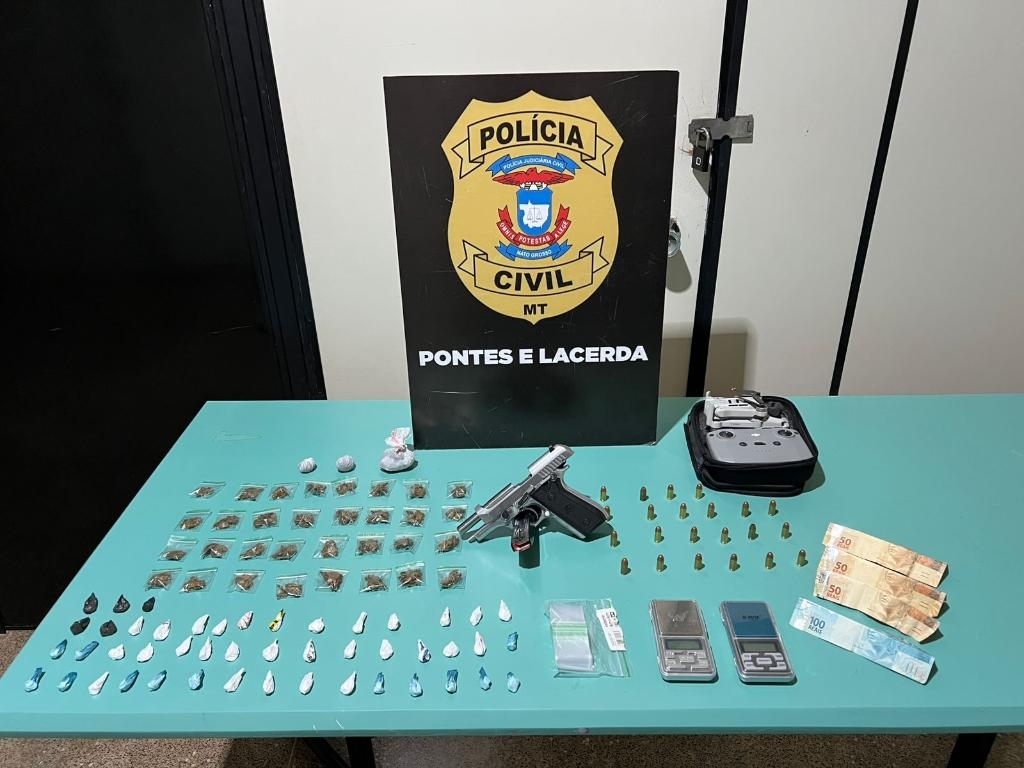 Monitoramento da Pol�cia Civil prende suspeitos por tr�fico, porte ilegal de arma e embriaguez ao volante