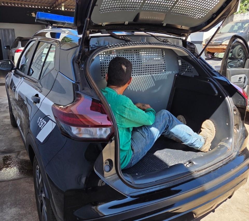 Pol�cia Civil localiza foragido da Justi�a e cumpre mandado de pris�o em Jaciara