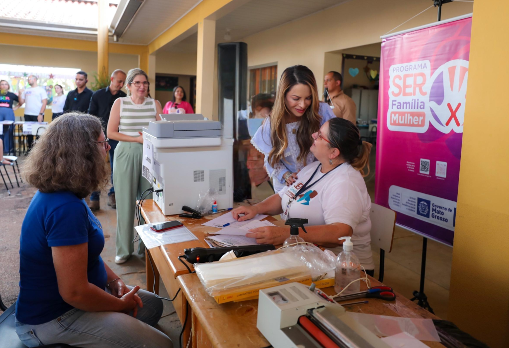 Primeira-dama de MT participa do Mutiro da Cidadania e inaugurao de escola nesta tera-feira (27)