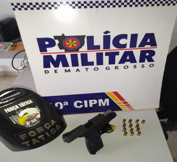 Homem � preso por porte ilegal de arma com pistola escondida no motor de caminhonete em Aripuan�