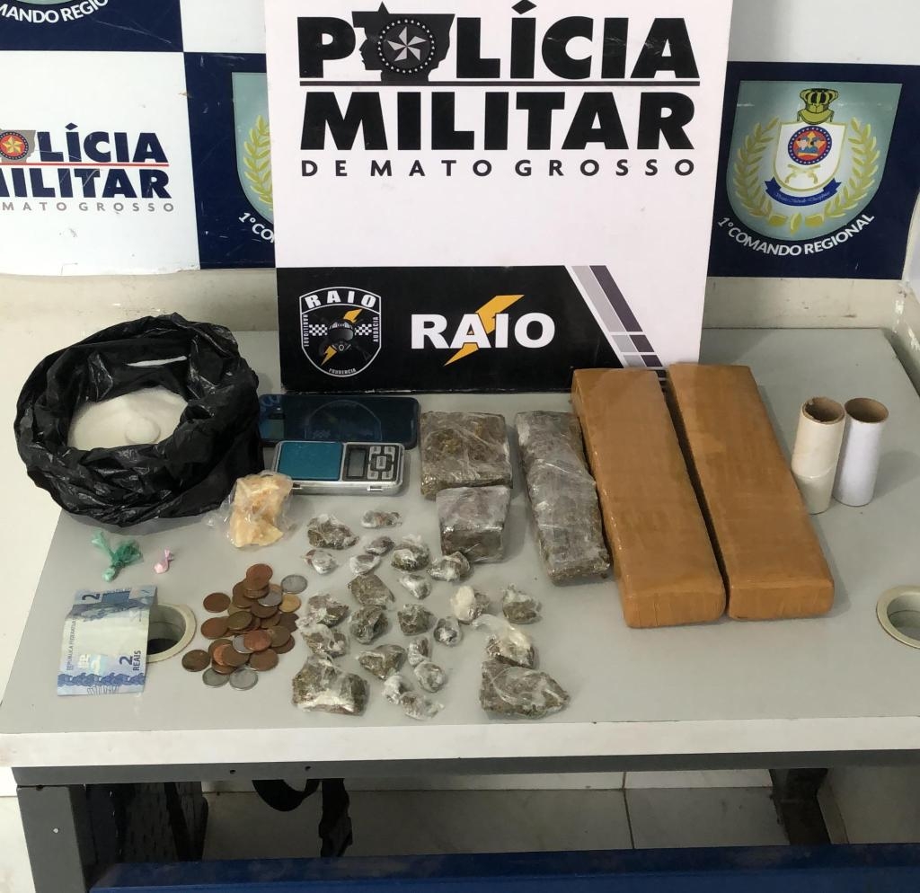 Cia Raio prende integrantes de fac��o criminosa e apreendem entorpecentes em Mato Grosso