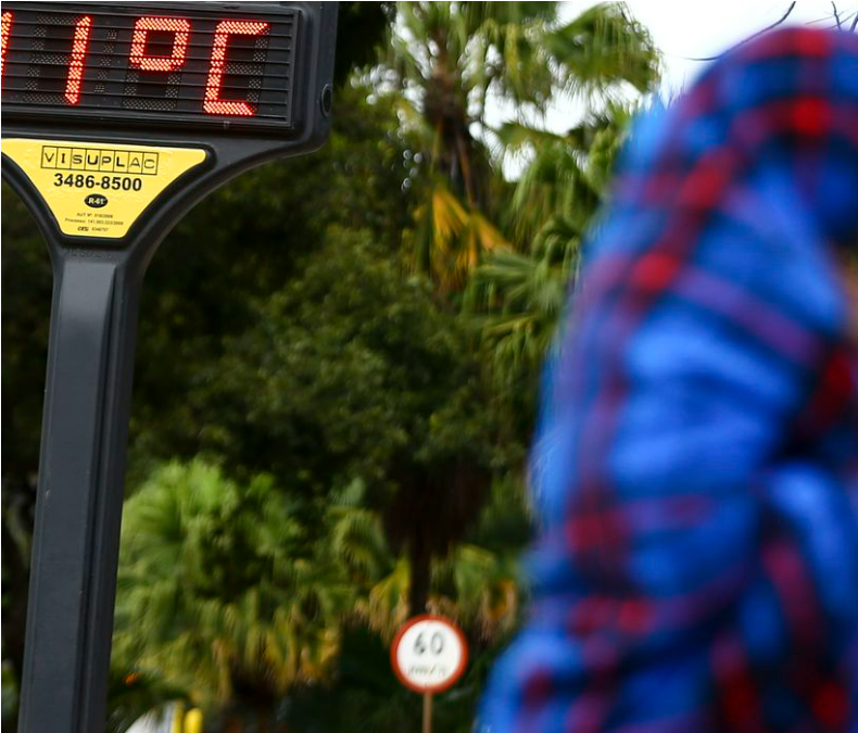 FRENTE FRIA CHEGA EM MT E TEMPERATURA PODE CAIR PARA 11�C