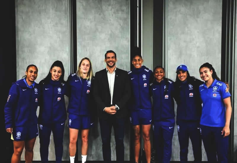 Presidente rec�m-eleito da CBF anuncia foco em ampliar recursos para o futebol feminino  
