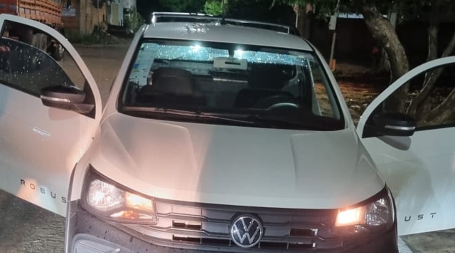 Empres�rio pula de carro em movimento para escapar de sequestro durante assalto em Rondon�polis