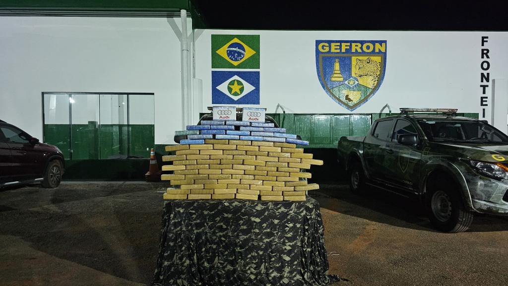 Gefron apreende 146 quilos de coca�na e causa preju�zo de R$ 2,8 milh�es �s fac��es criminosas