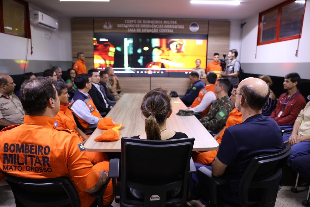 Corpo de Bombeiros de Mato Grosso ativa Sala de Situa��o Central