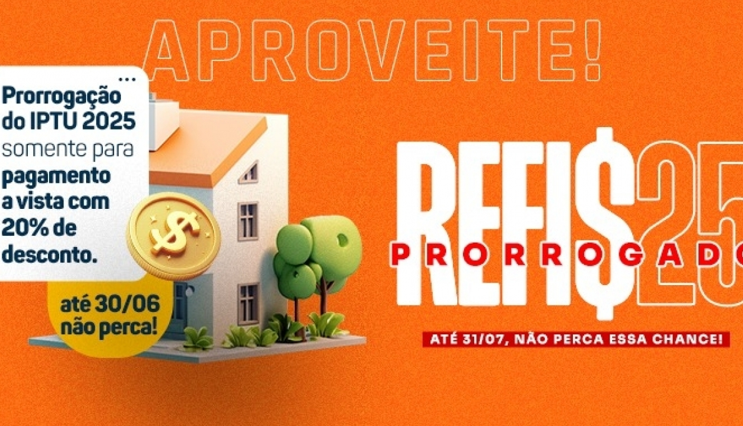 Contribuintes de Jaciara ganham mais prazo para quitar IPTU e aderir ao REFIS