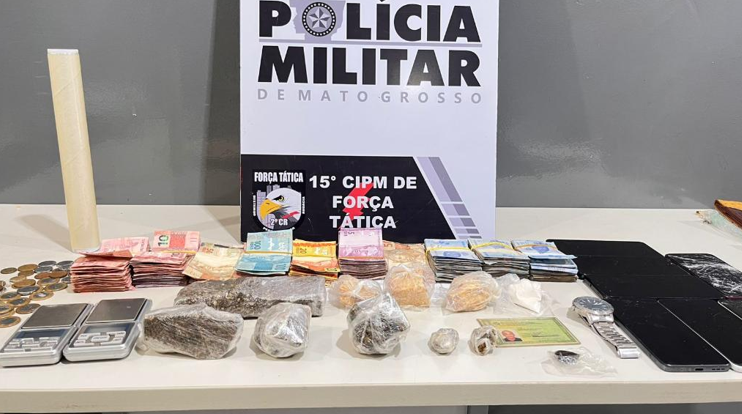 Pol�cia Militar desarticula quadrilha de tr�fico de drogas em V�rzea Grande