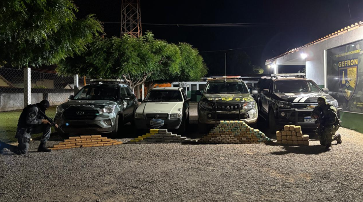 Opera��o apreende 215 tabletes de drogas avaliadas em R$ 3,4 milh�es em Mirassol D�Oeste