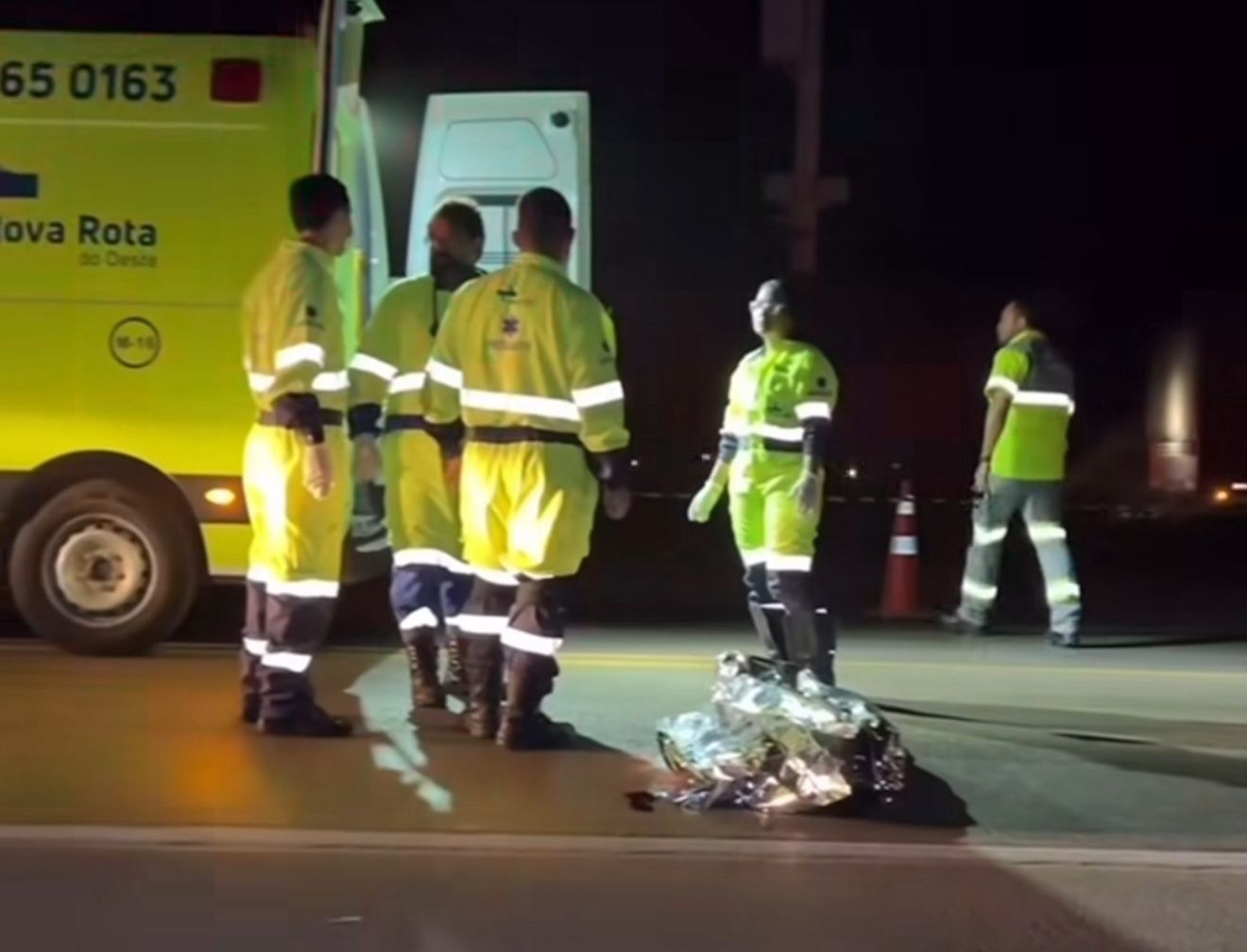 Motociclista morre em grave acidente com tr�s ve�culos na BR-163 em Sorriso