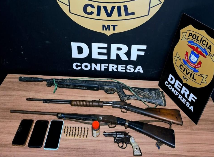 Pol�cia Civil deflagra opera��o para investigar suspeitos de possu�rem armas de fogo de forma irregular