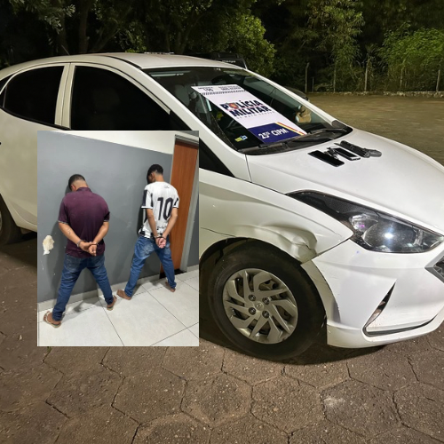 Dois homens s�o presos em flagrante ap�s assalto em V�rzea Grande