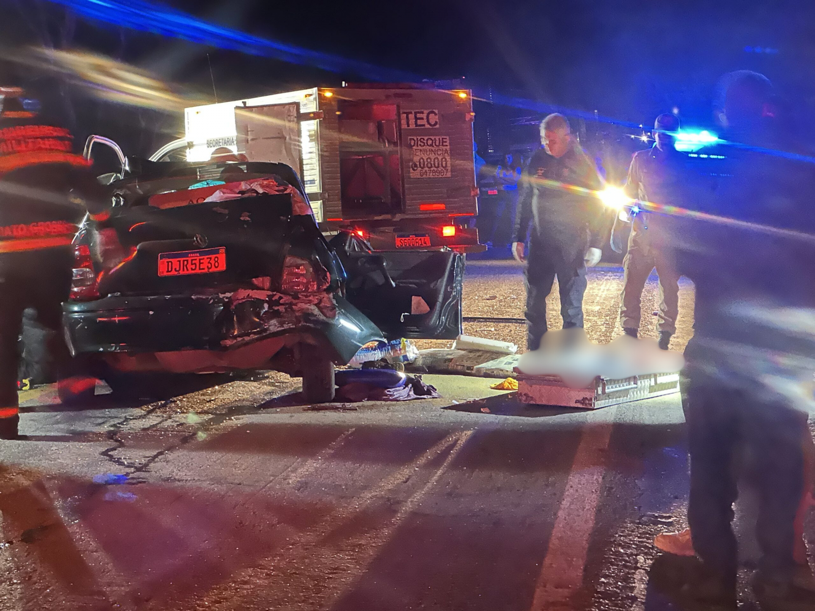 Colis�o na BR-070 mata casal de idosos e beb� em V�rzea Grande 