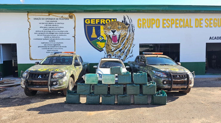 Mais de 480 kg de coca�na s�o apreendidos em opera��o na fronteira em Pontes e Lacerda