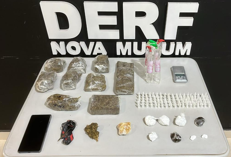 Pol�cia Civil prende fornecedor de drogas e apreende menor que atuava com lojista do tr�fico