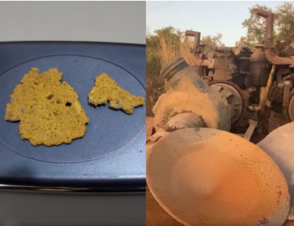 OPERA��O APREENDE ESCAVADEIRA E 21 GRAMAS DE OURO EM GARIMPO ILEGAL DE MT